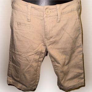 Women’s khaki color Bermuda business casual shorts